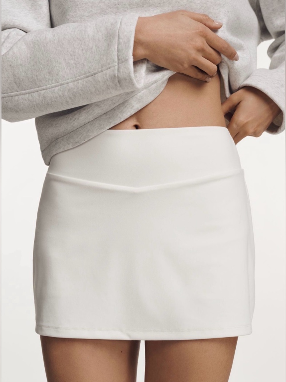 Anthropologie Daily Practice Mini Skort, White Various Sizes NWT - Picture 2 of 4